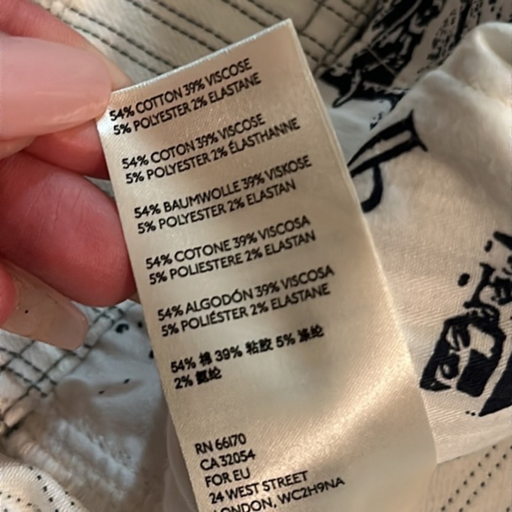Pilcro and letter press ANTHROPOLOGIE white high rise skinny jeans size 28A NWT - Picture 12 of 16